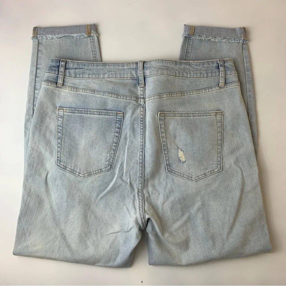 Wild Fable Womens Distressed Highest Rise Skinny Jean Light Wash Size 16 - Picture 4 of 12